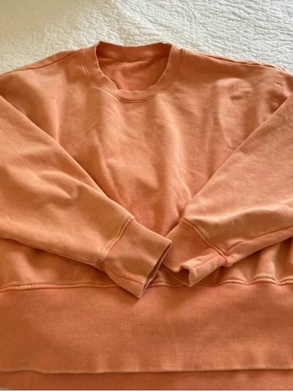 Joy Lab Size M Washed dusty pink Crewneck Sweatshirt